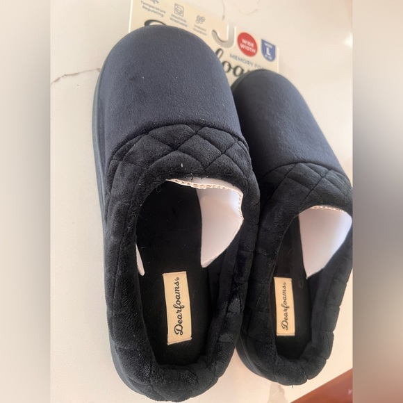 NWT Dearfoam slippers, Size L (9-10) - Picture 3 of 4